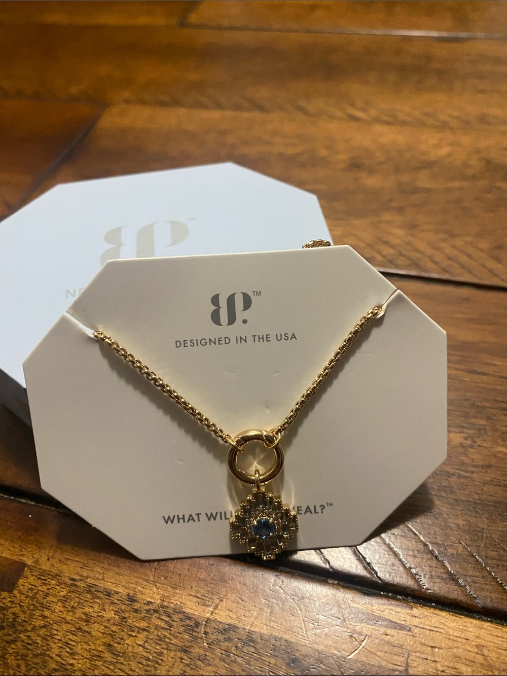 Bomb Party OG Originals Necklace - Blue Zircon Spinel - Gold - Make It A Moment